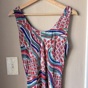 2 In 1 Reversible Colorful Sleeveless Maxi Dress